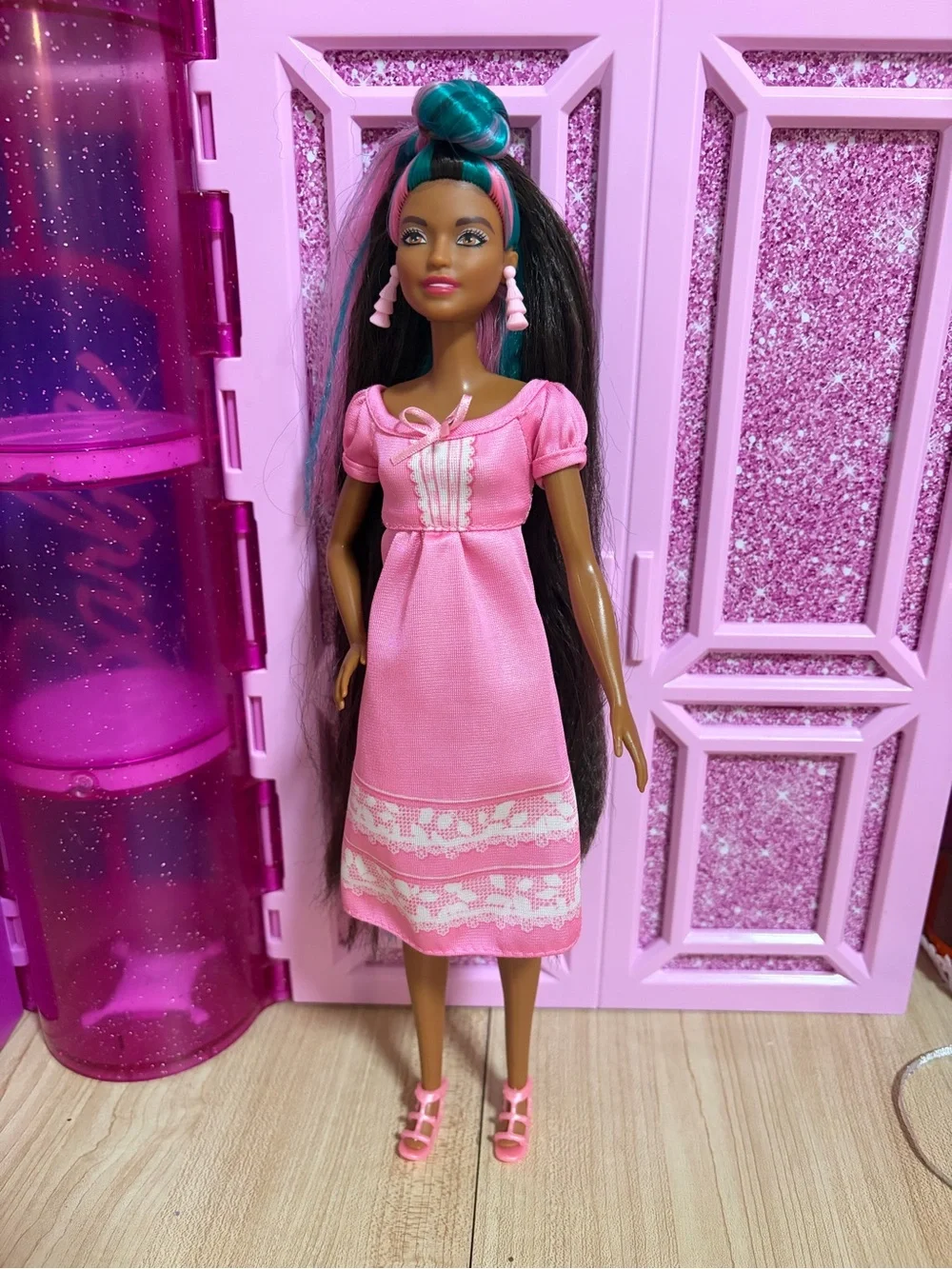 Barbie outfit bright